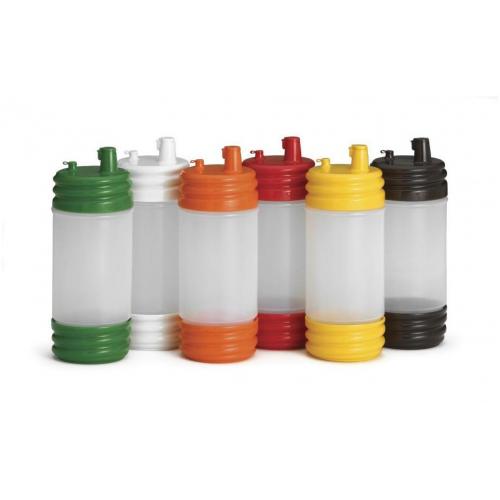 Backup Storage Bottles with Low Profile Top - Polyethylene - Pourmaster&#174; - Assorted Colours - 95cl (2 pint)