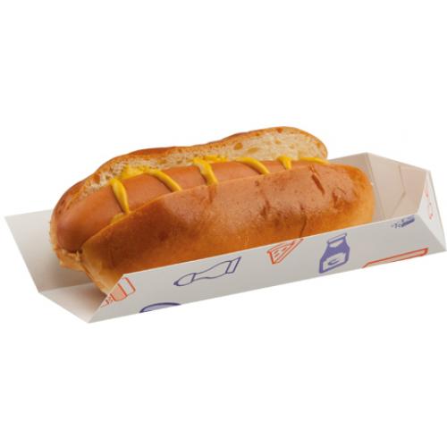 Hot Dog Tray - Open End - Ssupa Snax - 18cm (7&quot;)