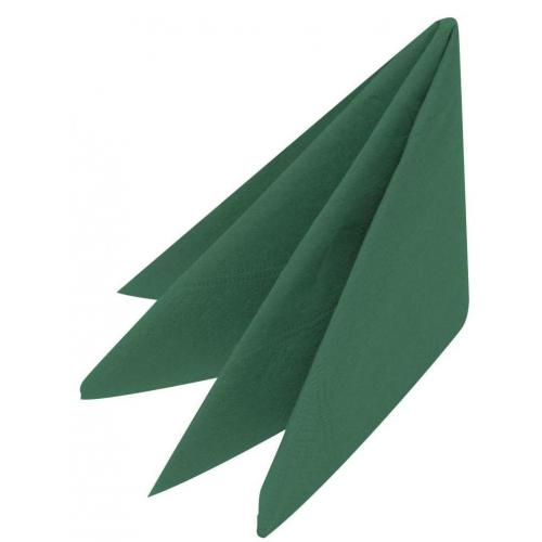 Dinner Napkin - Dark Green - 4 fold - 3 ply - 40cm