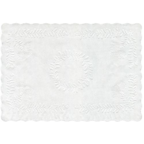 Tray Doily - Embossed Paper - Oblong - 56cm (22&quot;)