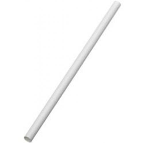 Smoothie Straw - Biodegradable - White - 23cm (9&quot;) x 9mm