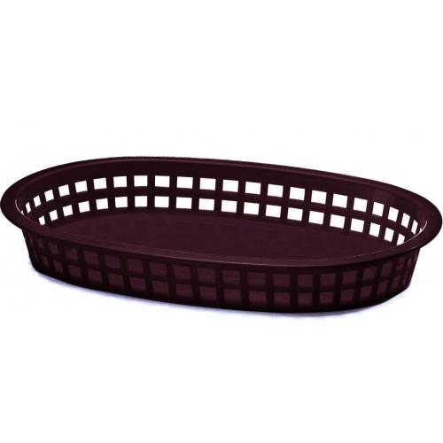 Oval Basket - Polypropylene - Chicago - Brown - 27cm (10.6&quot;)