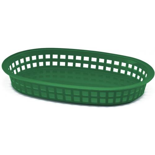 Oval Basket - Polypropylene - Chicago - Forest Green - 27cm (10.6&quot;)