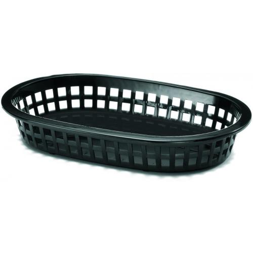 Oval Basket - Polypropylene - A la Carte - Black - 23.5cm (9.25&quot;)