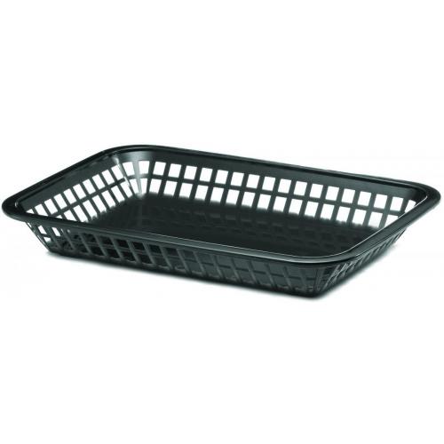 Rectangular Basket - Polypropylene - Grande - Black - 27cm (10.6&quot;)