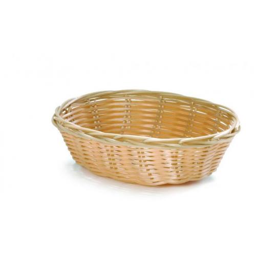 Oval Basket - Handwoven - Polypropylene - Natural - 17.7cm (7&quot;)