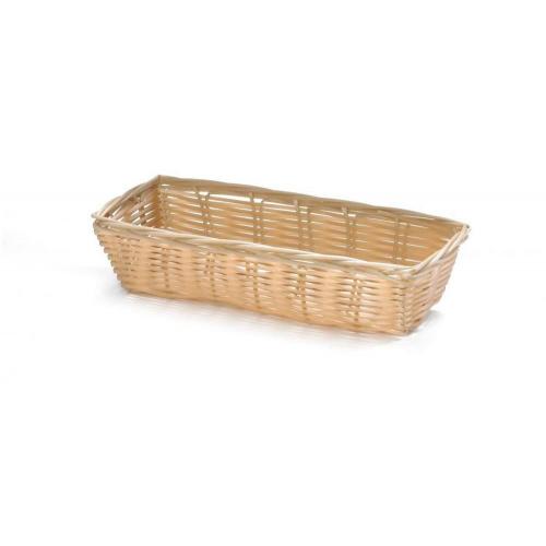 Rectangular Basket - Handwoven - Natural - 23x9x5cm (9&quot;)