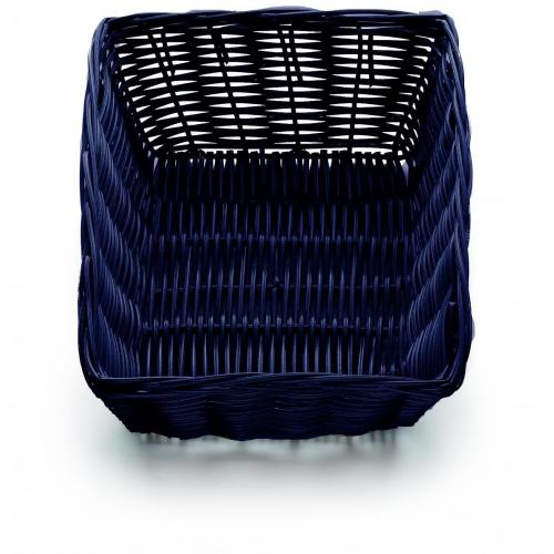 Rectangular Basket - Handwoven - Black - 23cm (9&quot;)