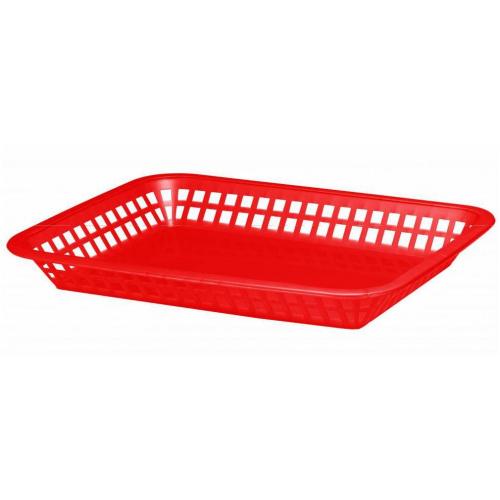 Rectangular Basket - Polypropylene - Grande - Red