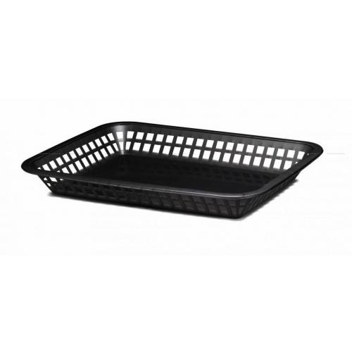 Rectangular Basket - Plastic - Mas Grande - Black