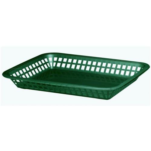 Rectangular Basket - Plastic - Mas Grande - Forest Green