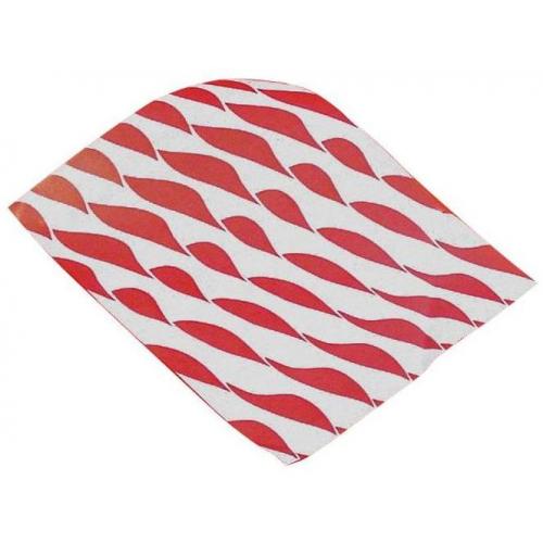 Burger Wrap - Red Twist Design - 32cm (12.5&quot;)