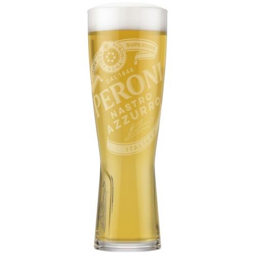 Beer Glass - Peroni - Toughened - 10oz (28cl) CE - Nucleated