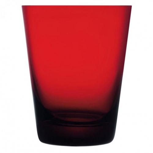 Tumbler - Crystal - Coloured  V - Rouge - 34cl (12oz)