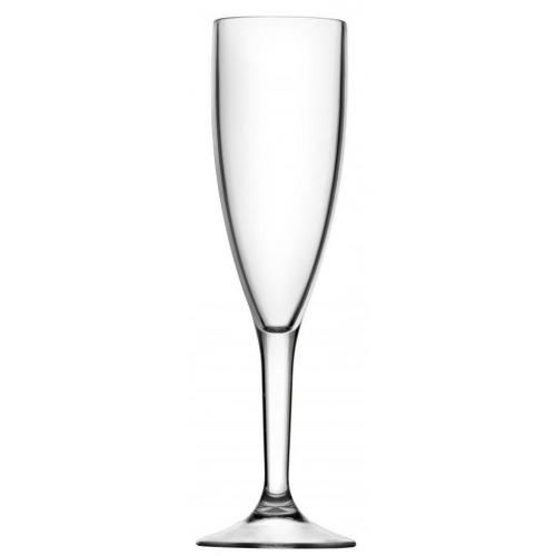 Champagne Flute - Polycarbonate - Diamond - 20cl (7oz) LCE@125ml