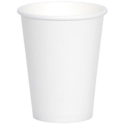 Coffee Cup - Single Wall - Paper - White - 4oz (12cl) - 62mm dia