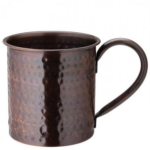 Straight Mug - Aged & Hammered Copper - 54cl (19oz)