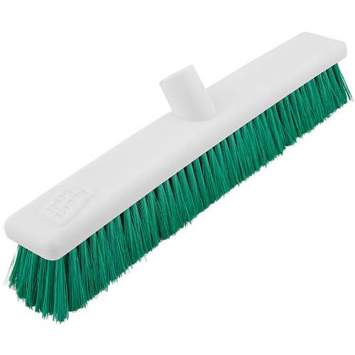 Washable Broom Head - Stiff - Green - 45cm (18&quot;)