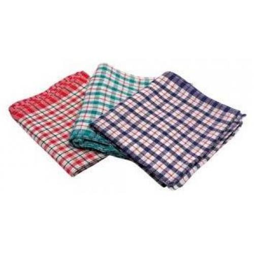 Tea Towel - Checked Pattern - Assorted Check Colours