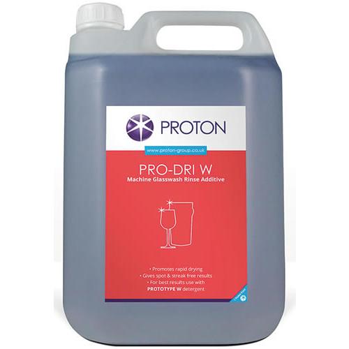 Glasswash Rinse Aid - Proton - Pro-Dri W - 5L