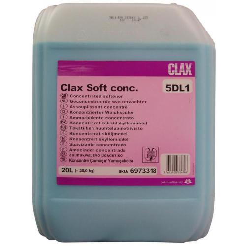 Concentrated Fabric Softener - Clax - Soft Conc 5DL1 - 20L