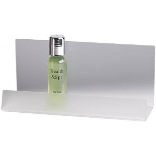 Hotel Room Toiletries Presentation Stand - Frosted Acrylic