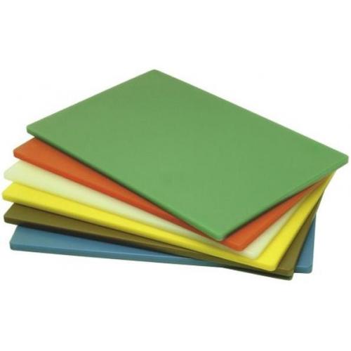 Chopping Boards - Low Density - Set of 6 - NO Rack - Mixed Colours - 45.7cm (18&quot;)