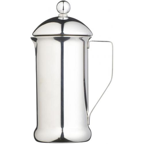 Cafetiere - Single Walled - Polished Stainless Steel - Le&#39;Xpress - 35cl (12oz) 3 Cup