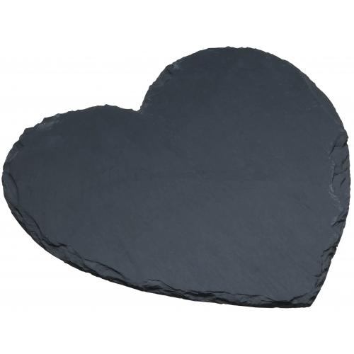 Appetiser Platter - Heart Shaped - Slate - Artes&#224; - 25cm - (9.8&quot;)