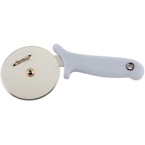 Pizza Cutting Wheel - Genware - White Handle -10cm (4&quot;)