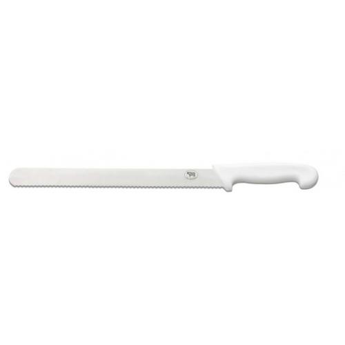 Slicing Knife - Serrated - White - 25cm (10&quot;)