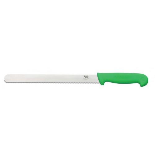 Slicing Knife - Serrated - Green - 30cm (12&quot;)
