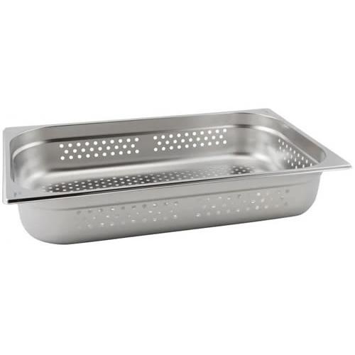 Gastronorm - Perforated - Stainless Steel - 1/1GN - 6.5cm (2.6&quot;) Deep