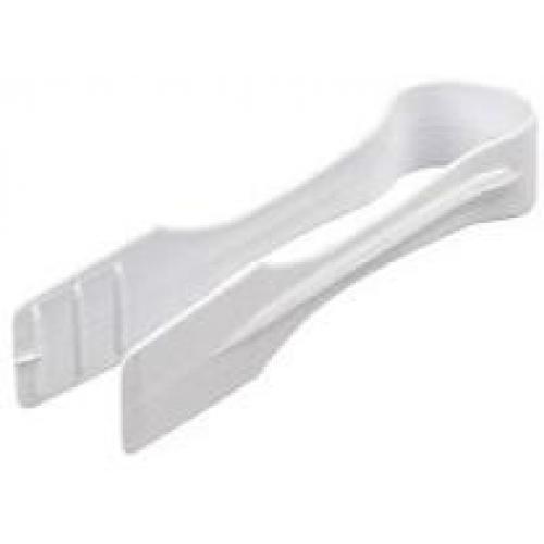 Tongs - Plastic - White - 23cm (9&quot;)