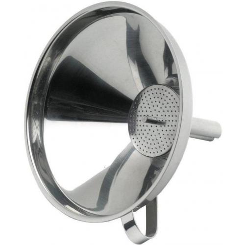 Funnel with Strainer - Stainless Steel - 12.7cm (5&quot;)