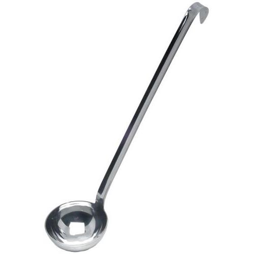 Ladle - One Piece - Hook End - Stainless Steel - 19.6cl (7oz)