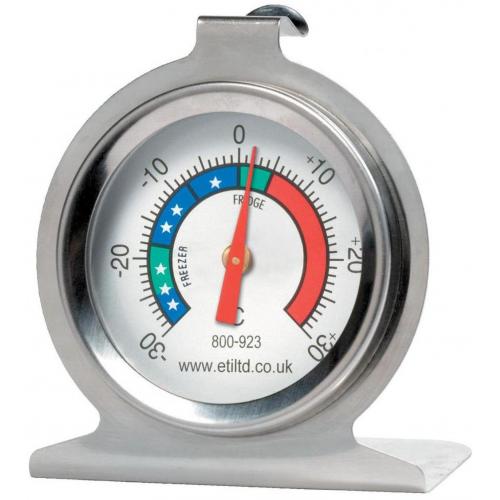 Thermometer - Fridge-Freezer - Dial Type - Stainless Steel -30&#8451; to +30&#8451;