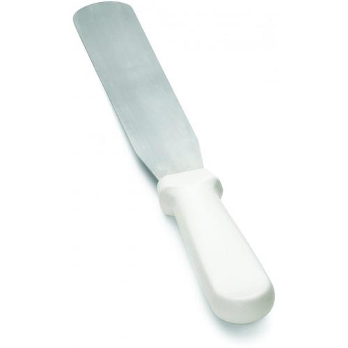 Icing Spatula - Palette Knife - Stainless Steel - White Handle - 20cm (8&quot;)