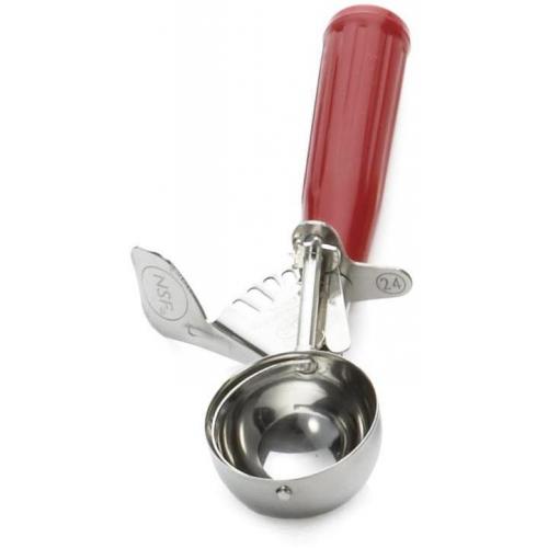 Food Portioner - Thumb Press - Stainless Steel - Red - 5cl (1.75oz)