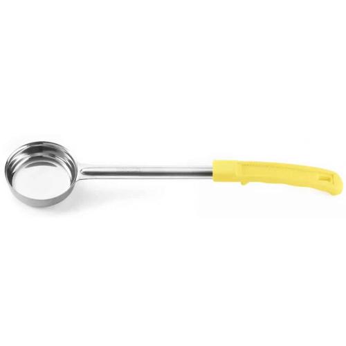 Serving Spoon - Spoonout - Solid  - Stainless Steel - Yellow Handle - 14.7cl (5oz)