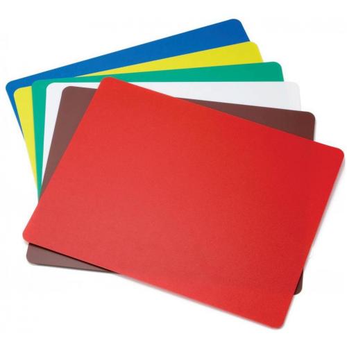 Chopping Board - Flexible - Set of 6 - Mixed Colours - 46cm (18&quot;)