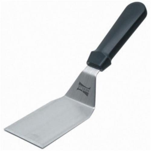 Hamburger Turner - Stainless Steel Blade - Cranked Plastic Handle