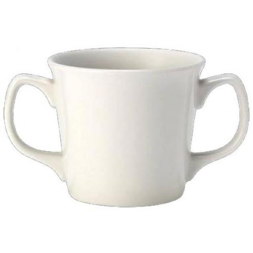 Beverage Mug - Double Handled - Freedom - White - 28.5cl (10oz)