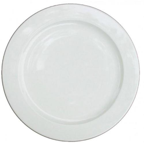 Wide Rim Plate - Churchill&#39;s - Alchemy White - 30cm (11.75&quot;)