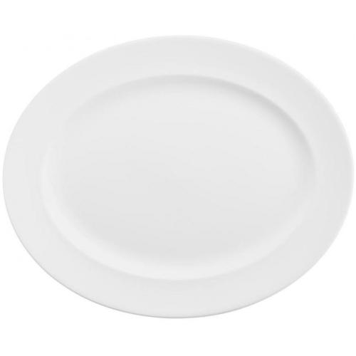 Wide Rim Plate - Oval - Churchill&#39;s - Classic - 36.5cm (14.4&quot;)