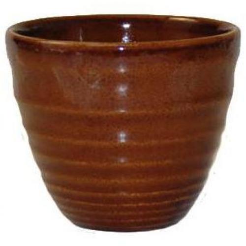 Ripple Dip Pot - Churchill&#39;s - &#39;Bit On The Side&#39; - Brown - 11cl (4oz)