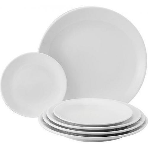 Coupe Plate - Porcelain - Titan - 22cm (8.5&quot;)