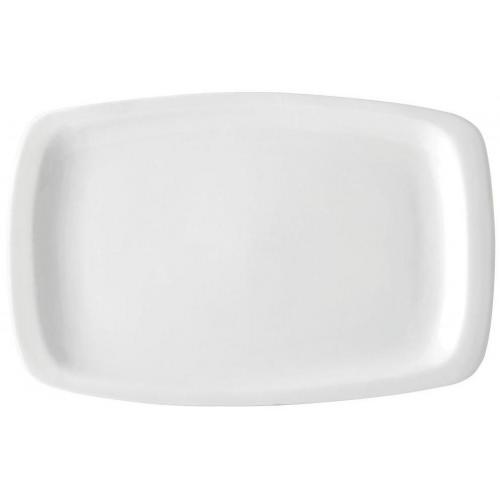 Platter - Rectangular - Porcelain - Titan - 30cm (12&quot;)