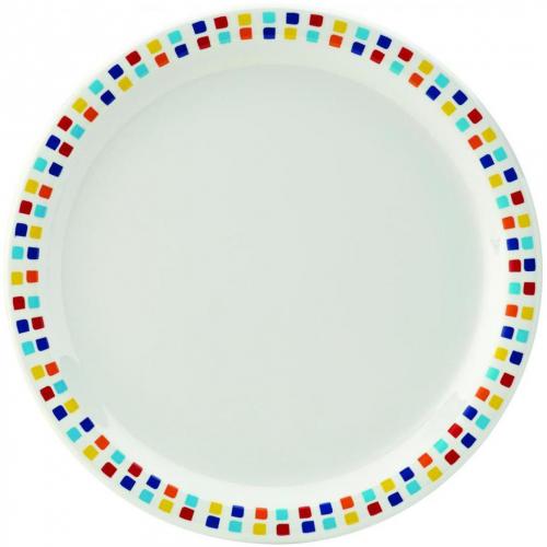Plate - Melamine - Kingline - Spanish Tile - 23cm (9&quot;)