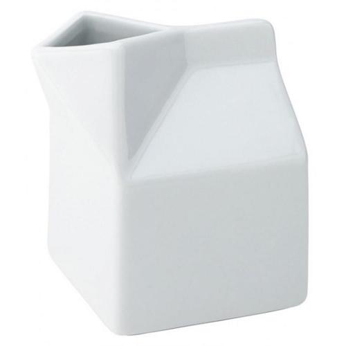 Milk Carton - Porcelain - Small - Titan  - 30cl (10.5oz)